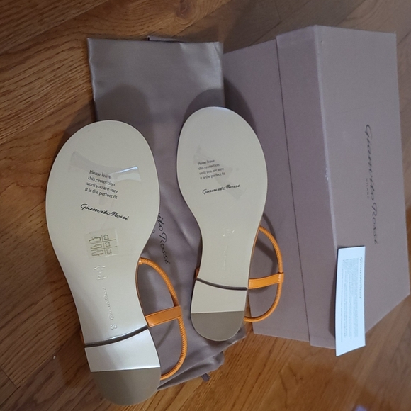 Gianvito Rossi Women's Orange Sandals - Picture 6 of 10